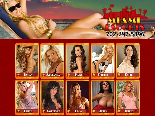 The top escort service in Miami and South Beach